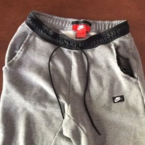Nike Gray Joggers with elastic waist band